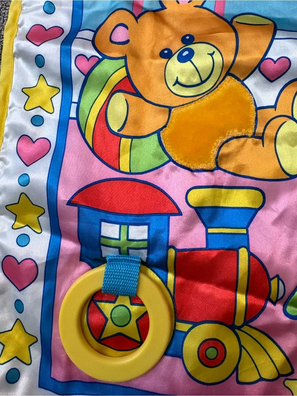 Vintage 1989 Muppet Babies Kermit Activity Babymat - Multicolor